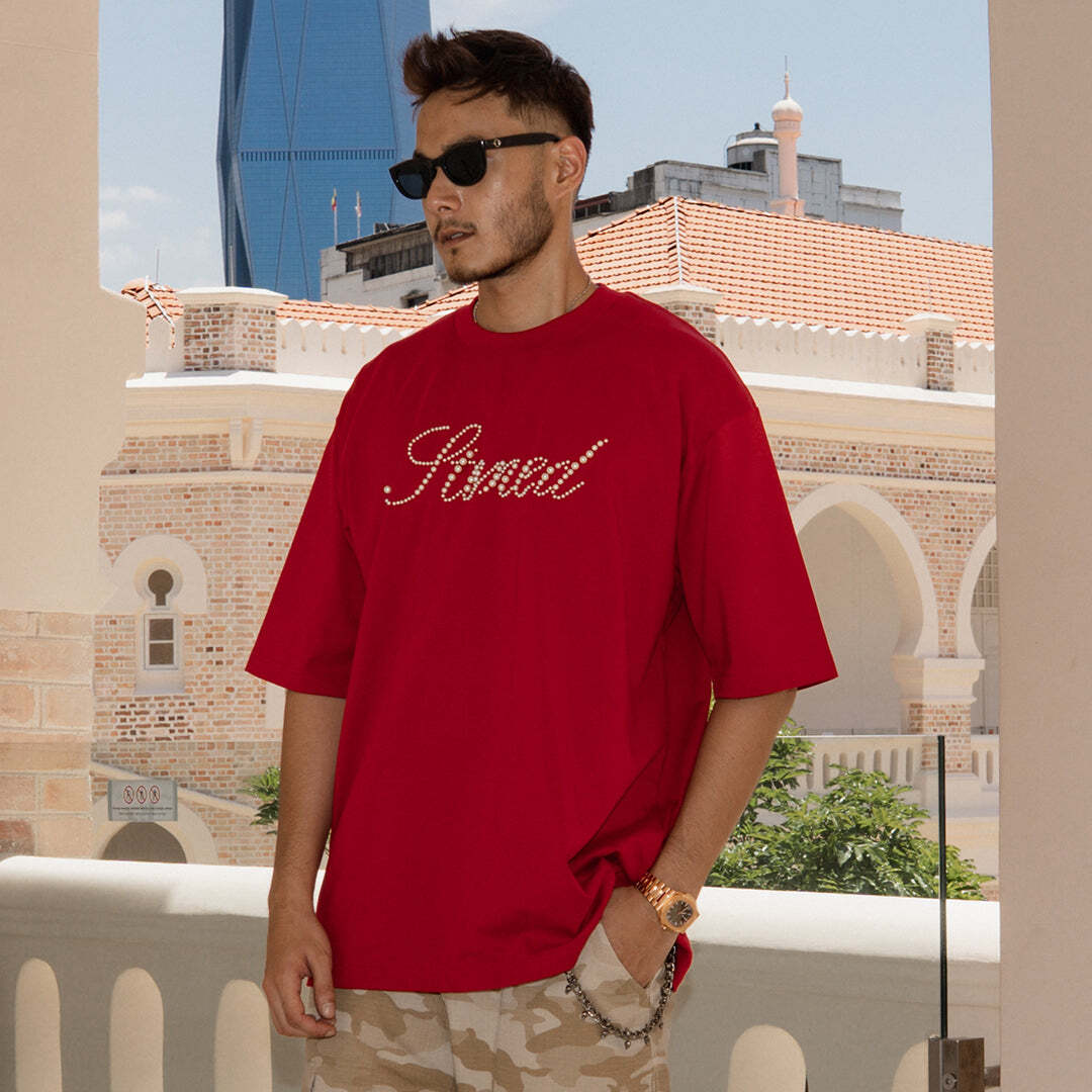 Blessed26_Cursive_Pearl_Logo_Tee_Red_02_2048x2048
