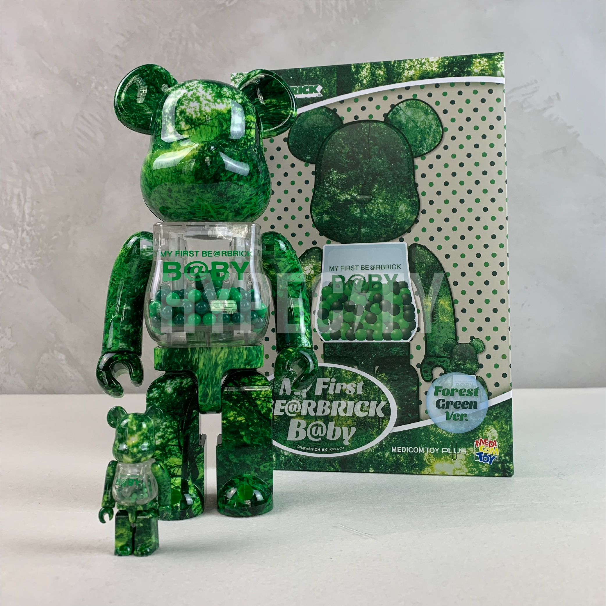 MY FIRST BE@RBRICK B@BY FOREST GREEN 400