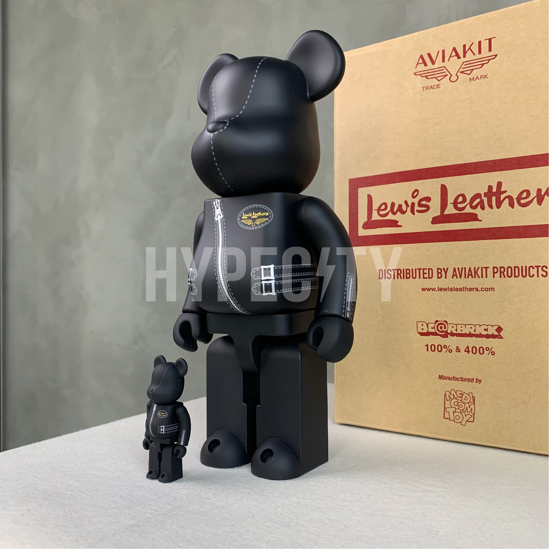 1000% cyclone lewis leather be@rbrick Bearbrick by