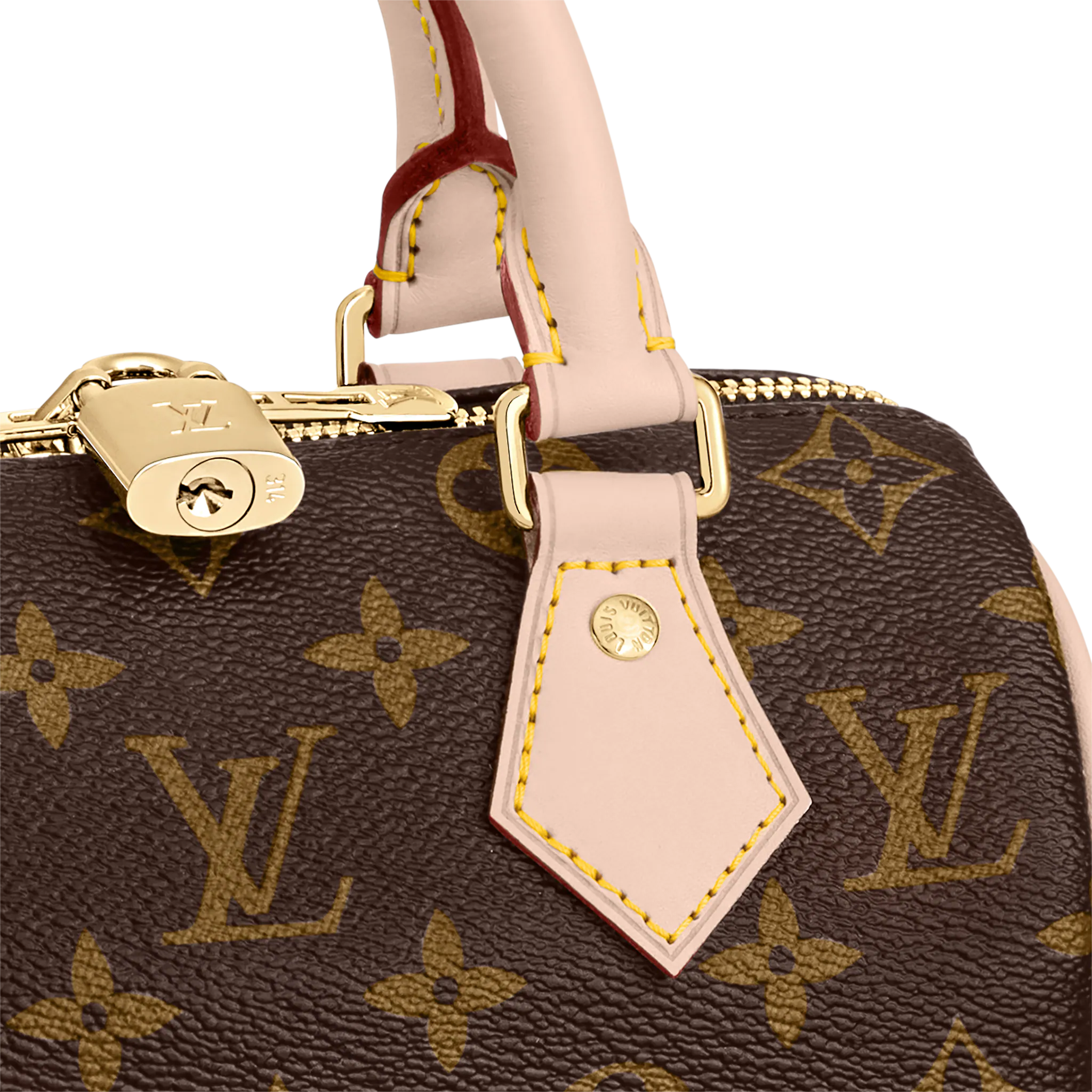 Louis Vuitton Speedy Bandouliere 20 Monogram Brown/Black in Coated