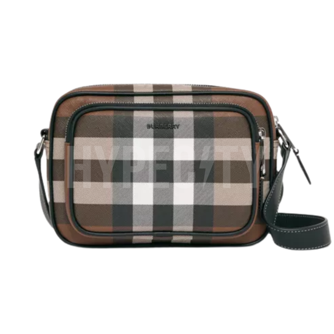 Burberry Dark Birch Brown Check Crossbody Bag 80491451 – HYPECITY