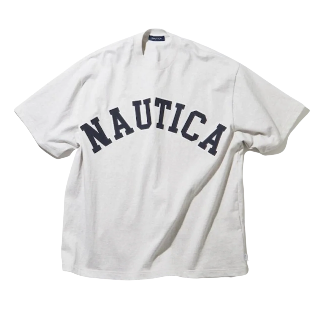 NAUTICA JAPAN Small Patch Logo Pocket L/S Tee – unexpected store