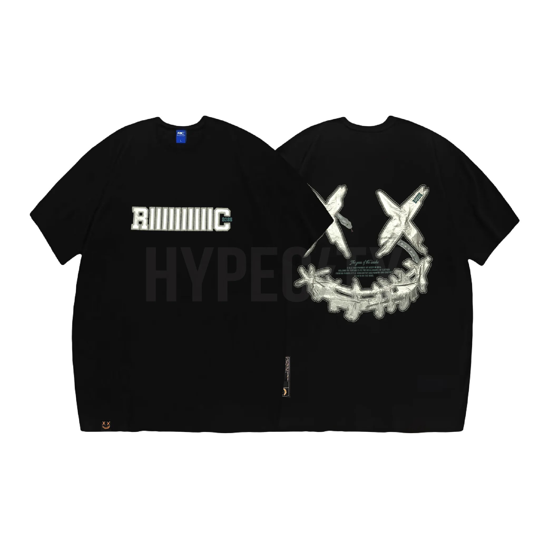 RickyIsClown Silver Snake Black