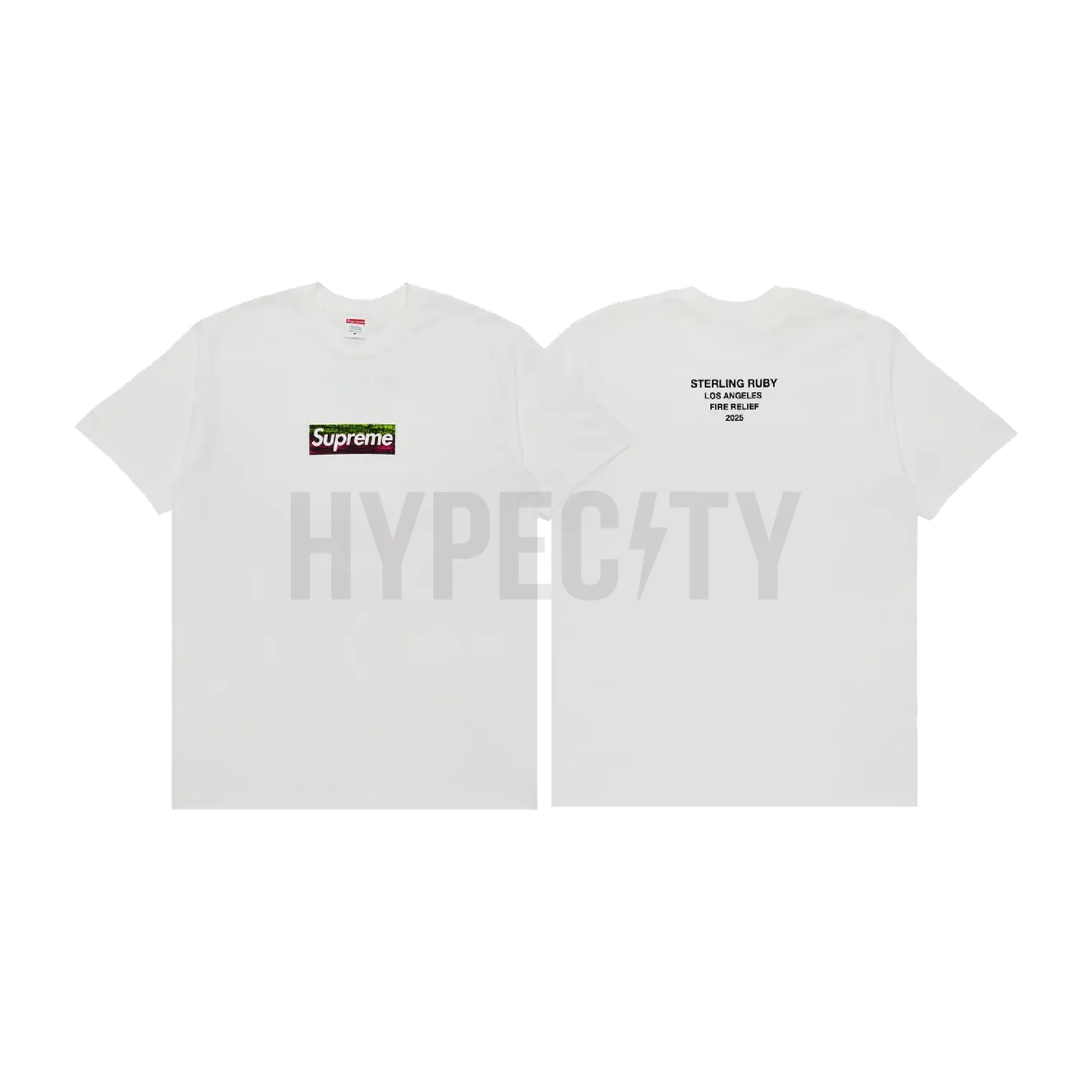 Supreme Los Angeles Fire Relief Box Logo Tee – HYPECITY Supreme Los Angeles Fire Relief Box Logo Tee – HYPECITY