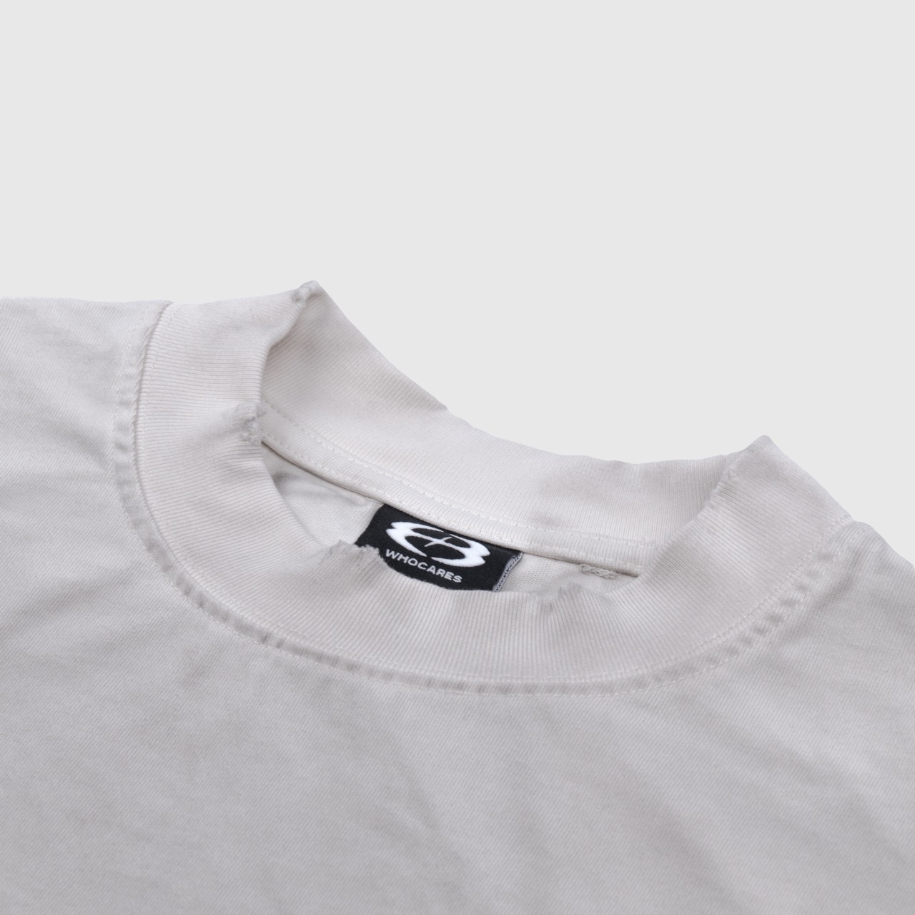 No Fear Quote Tee (Off-White)_CloseUp_2 Large