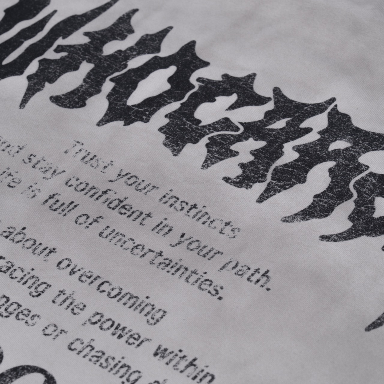 No Fear Quote Tee (Off-White)_CloseUp_4 Large