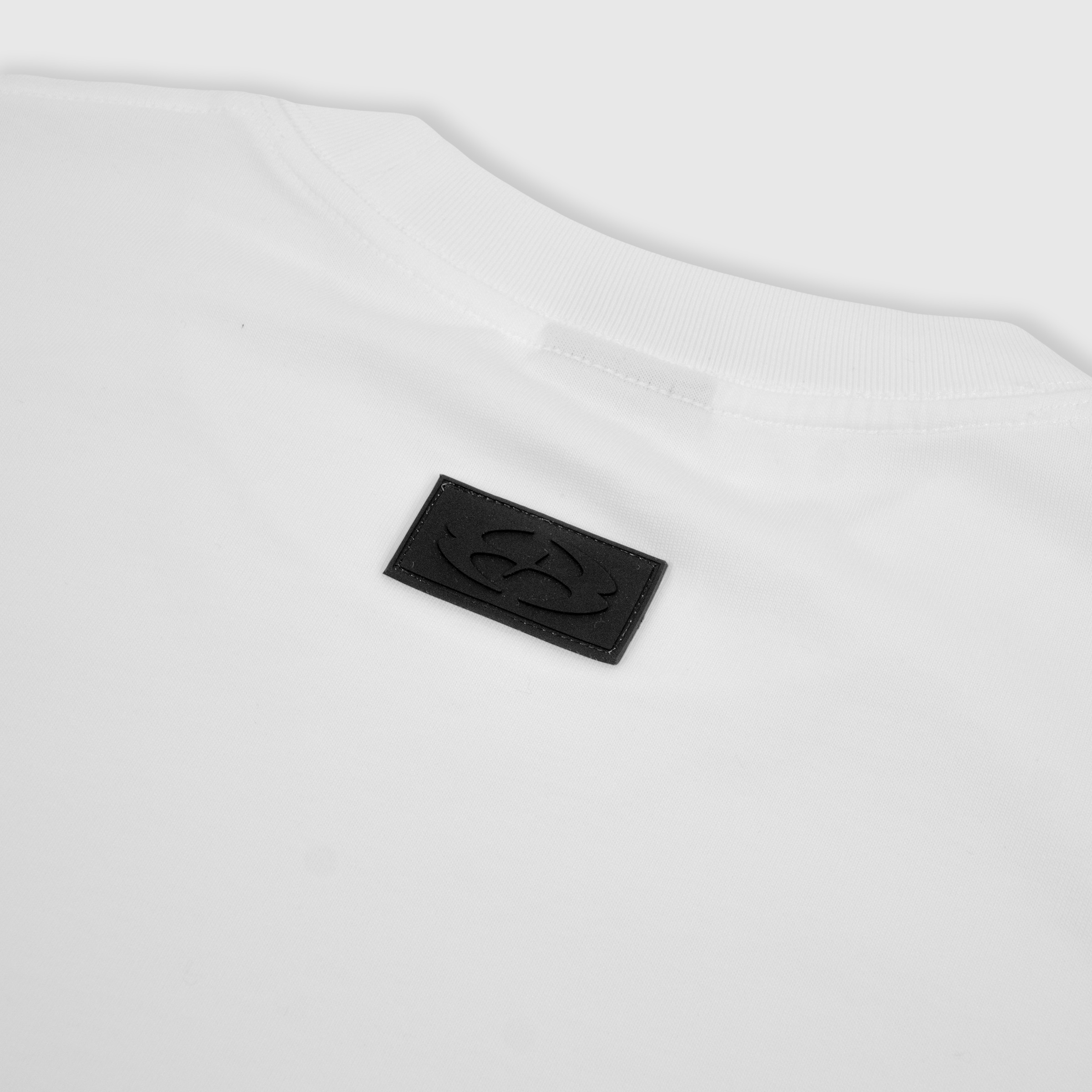 Smoke Logo Tee (White)_CL01