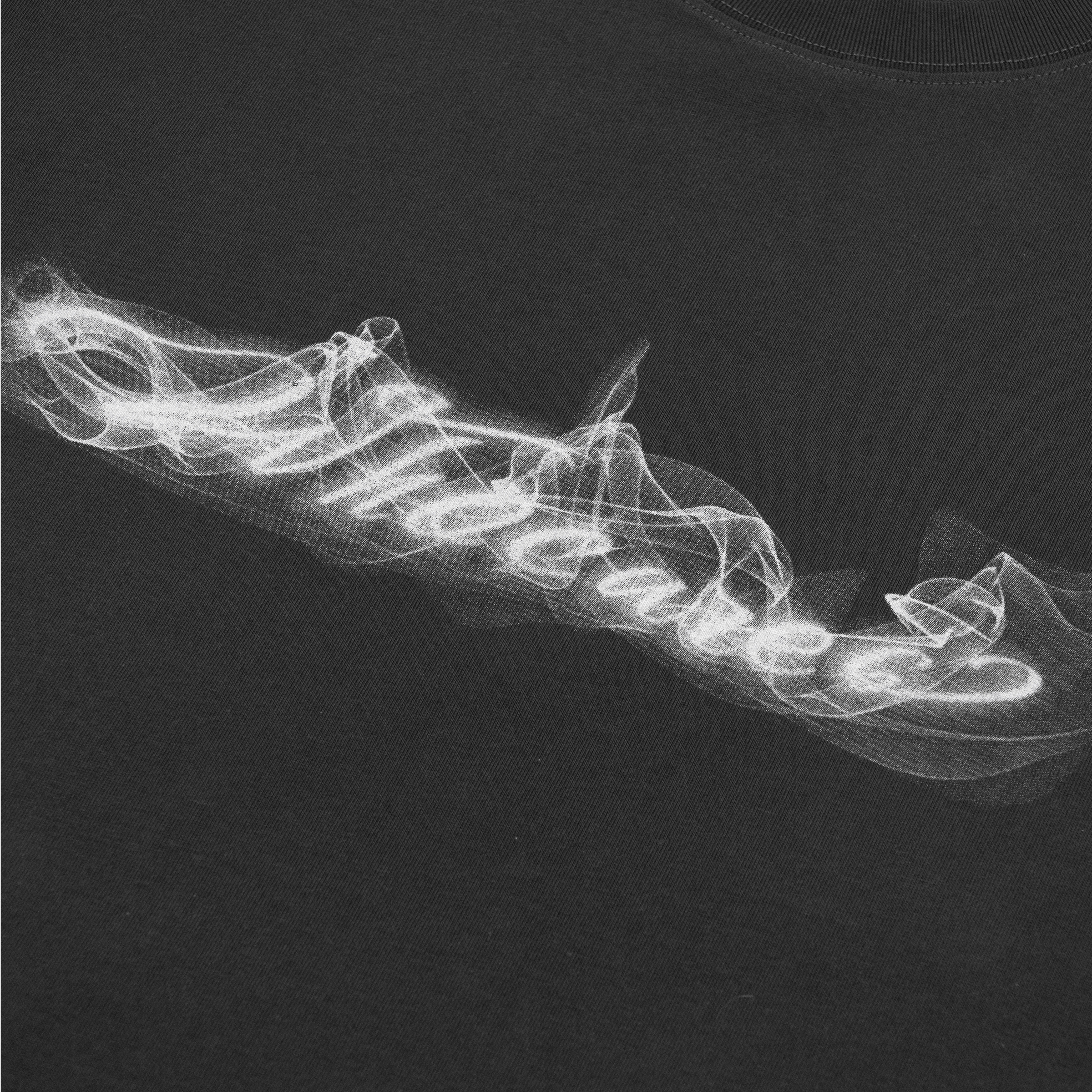 Smoke Logo Tee (Black)_CL01
