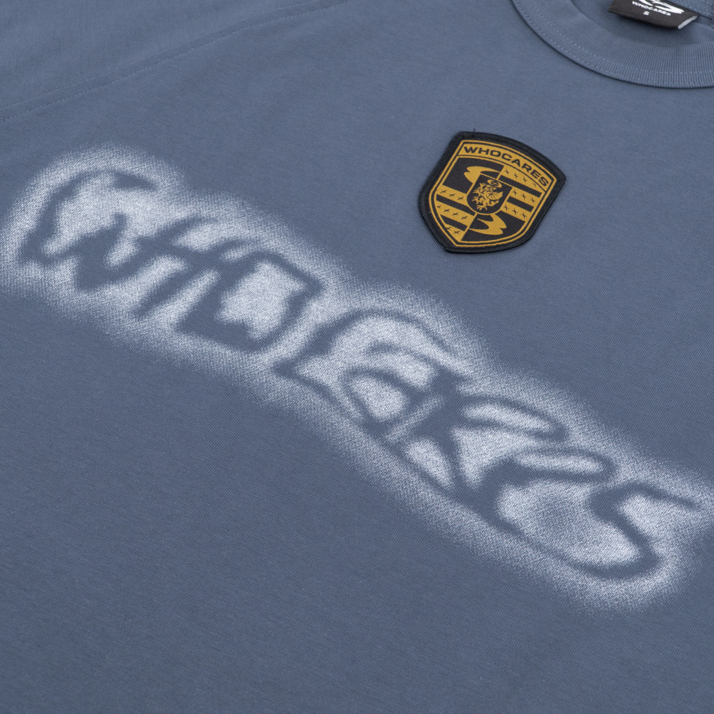 Distorted Logo Tee (Blue)_CL04