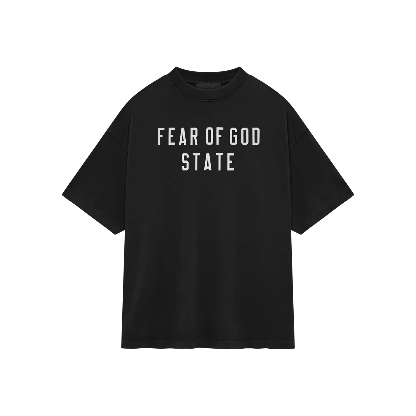 FearofGodEssentialsHeavyCrewneckTeeBlack_FW24_-Front
