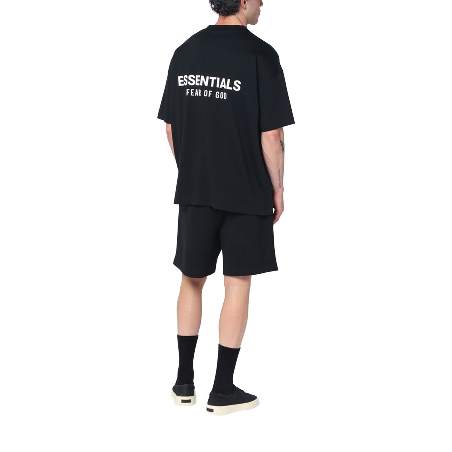 FearofGodEssentialsClassicFitTeeJetBlack_SS25_-BackModel