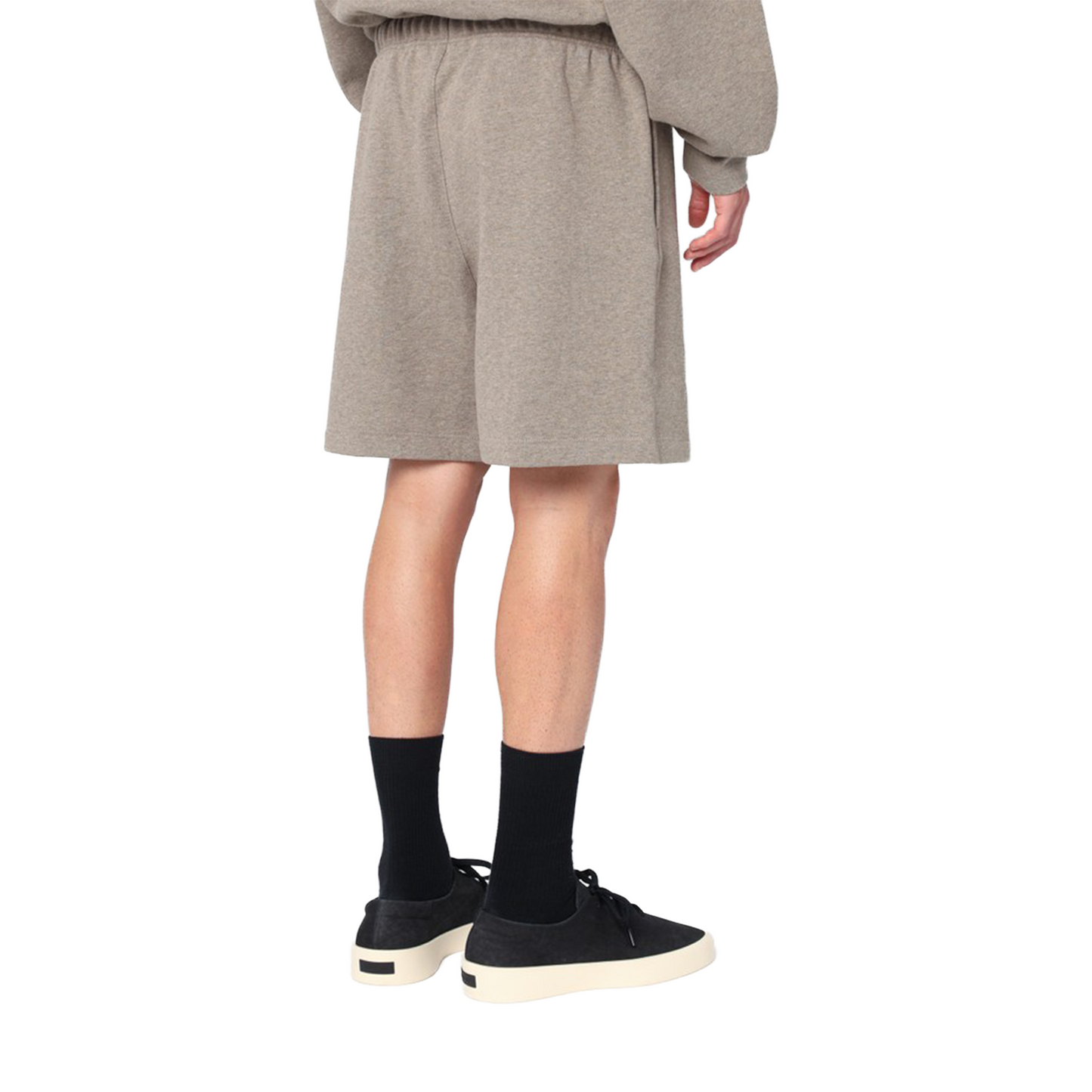 FearofGodESSENTIALSClassicFleeceSweatshort-BackModel