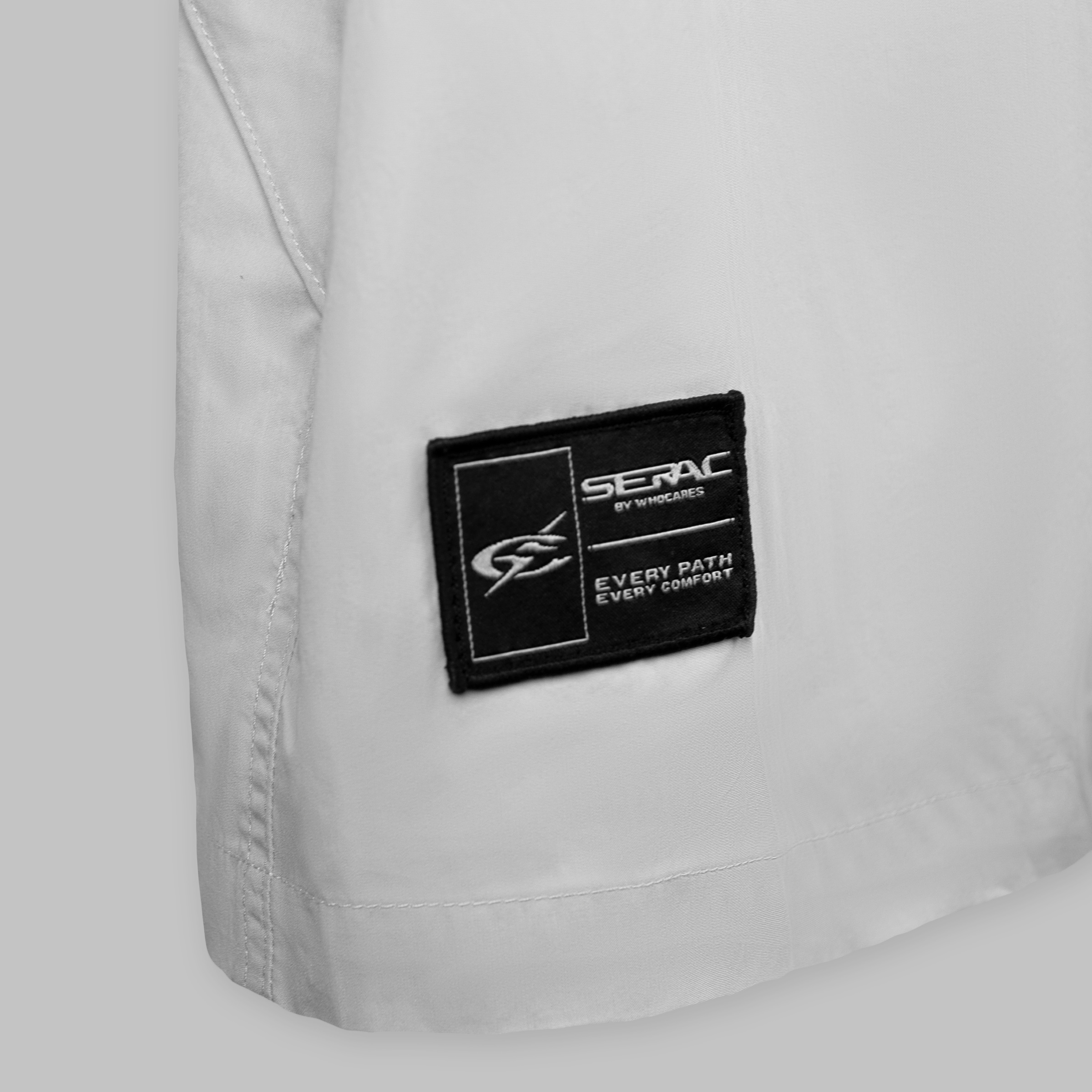 Slit Shirt (Grey) Close Up_3