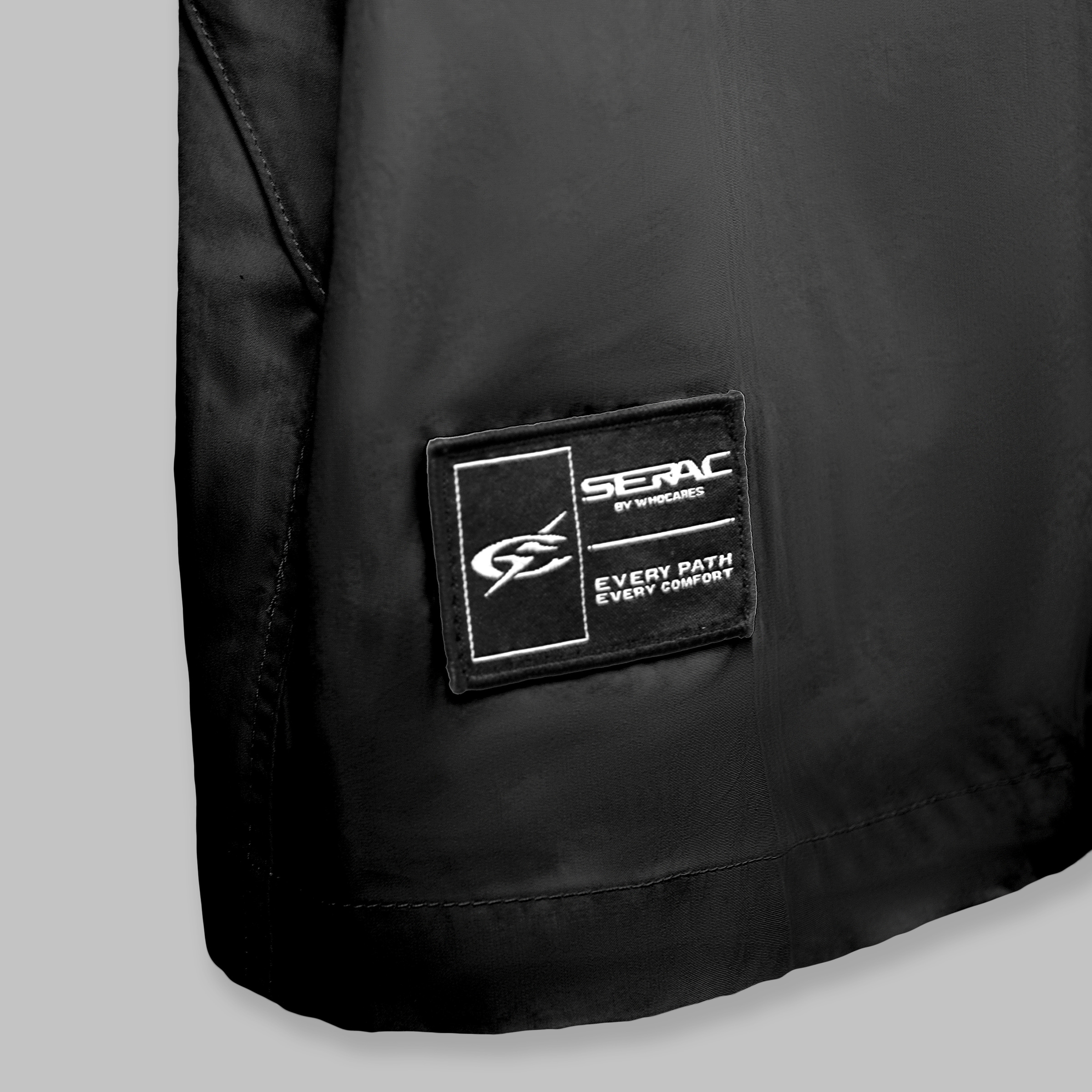 Slit Shirt (Black) Close Up_3