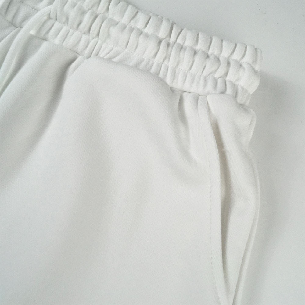 RU Casual Shorts-white-detail-2