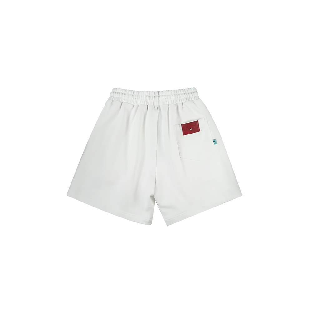 RU Casual Shorts-white-2