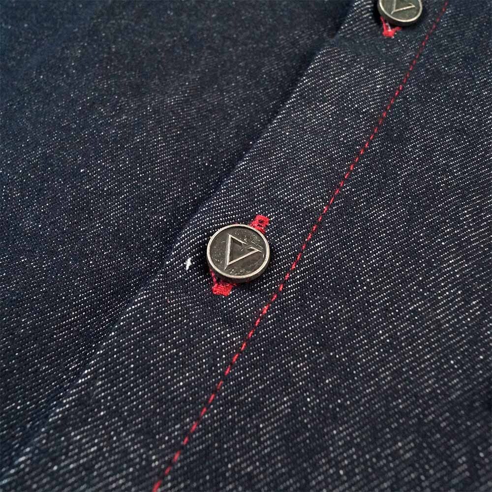 RU Loose Fit Denim Shirt-Detail-6