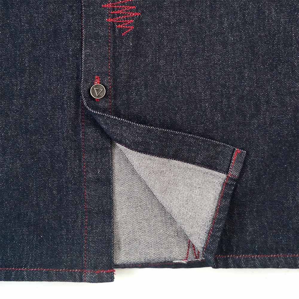 RU Loose Fit Denim Shirt-Detail-5