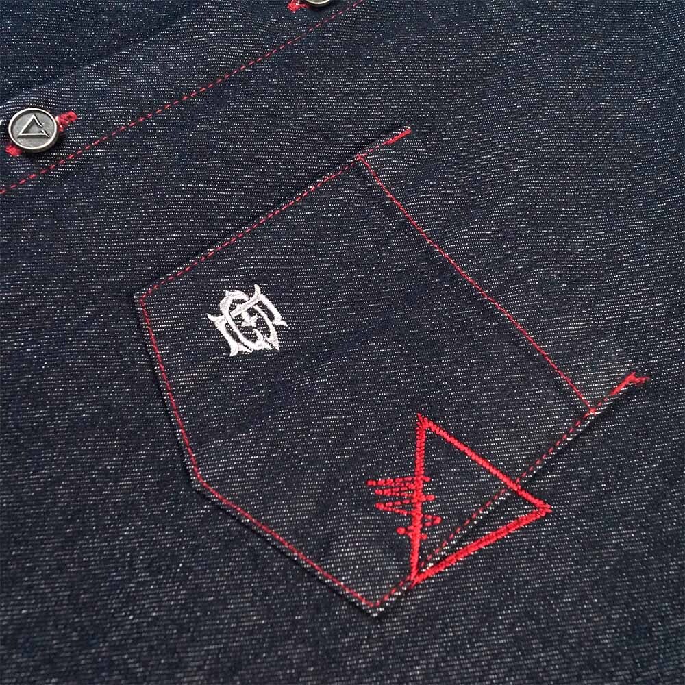 RU Loose Fit Denim Shirt-Detail-7