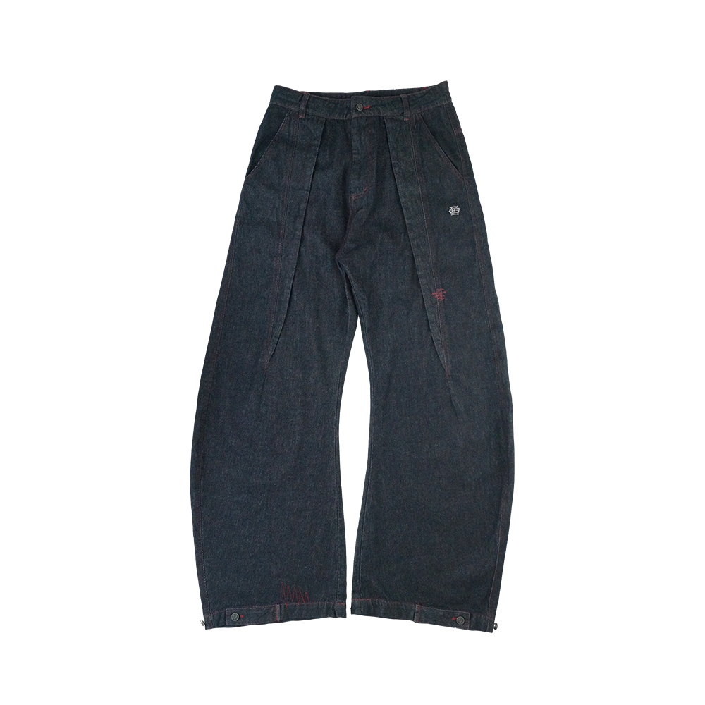 RU Wide Leg Denim Pants-1