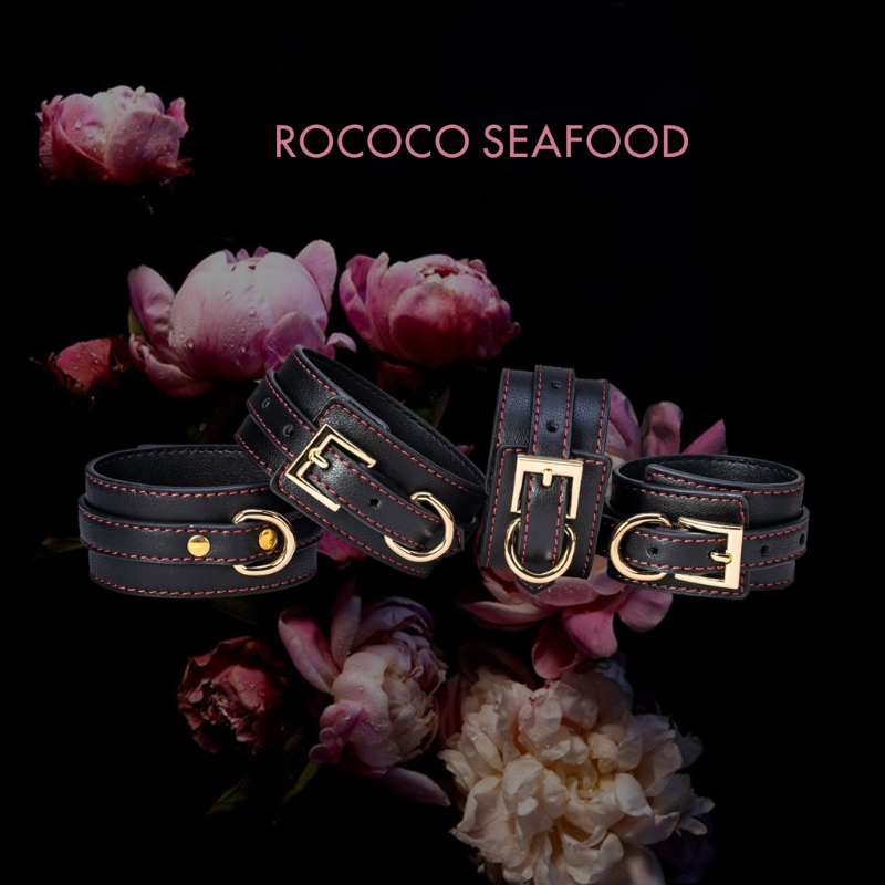 rococoseafood-pu-大腿環sm套裝-sm束縛手腳銬