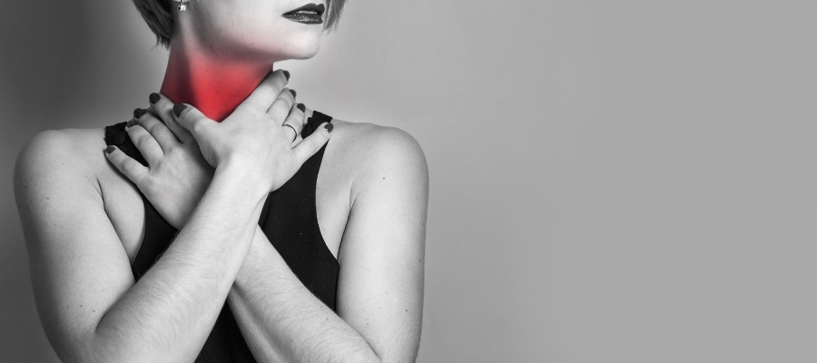 掐脖子受傷-示意圖