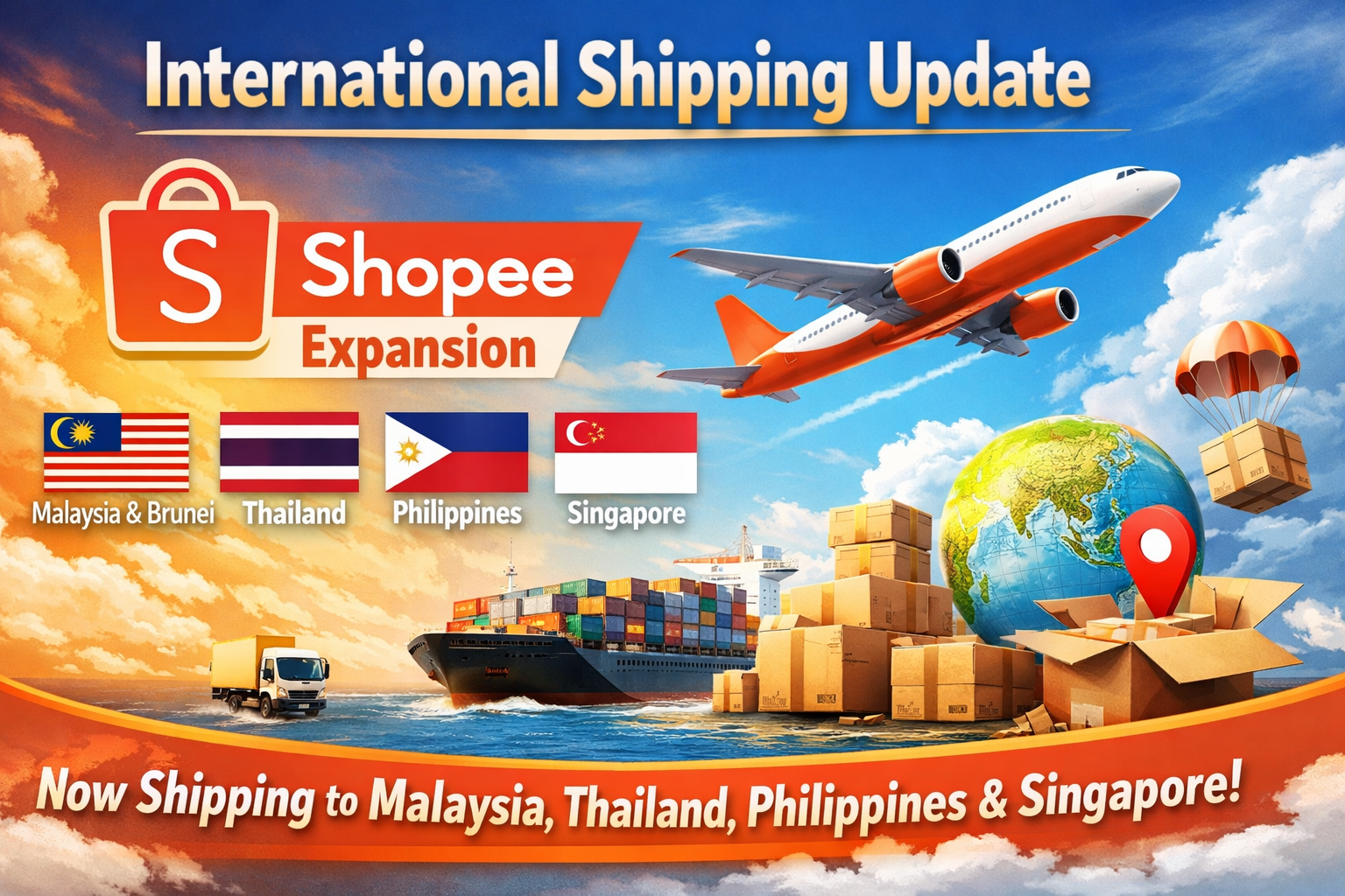 International Shipping Update – Shopee Expansion