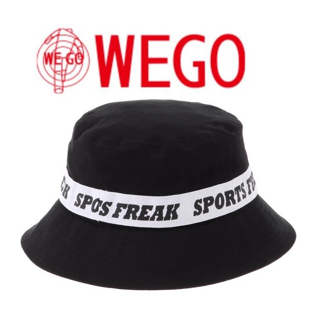 【雲購】現貨日本WEGO 棉質黑色帽子遮陽帽漁夫帽男女通用