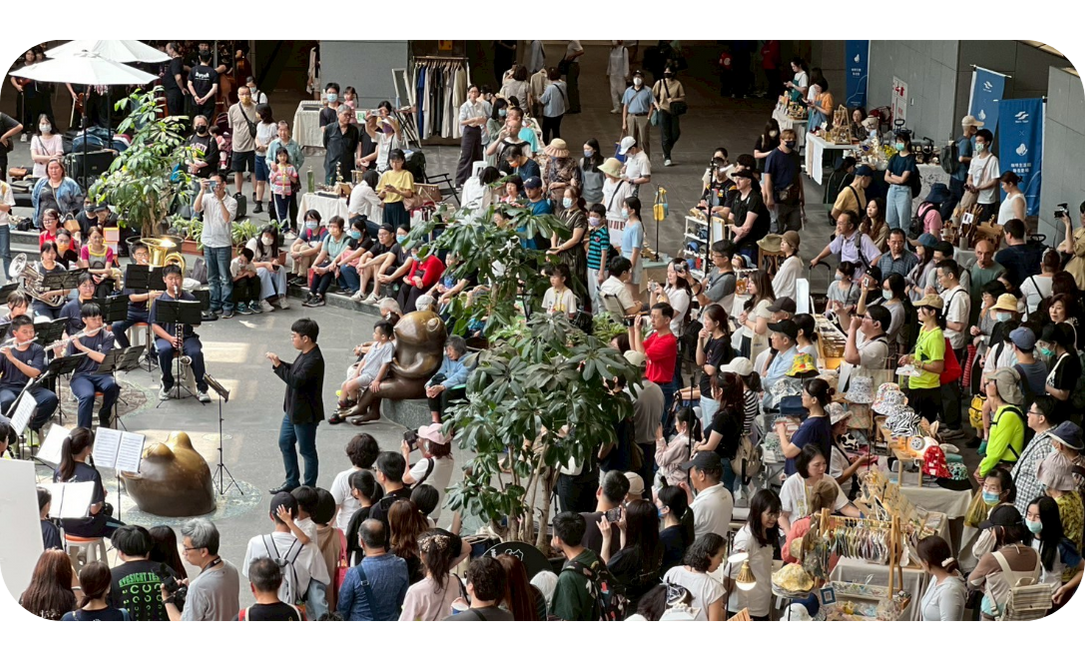 好日市集安森町_大安森林公園陽光大廳
