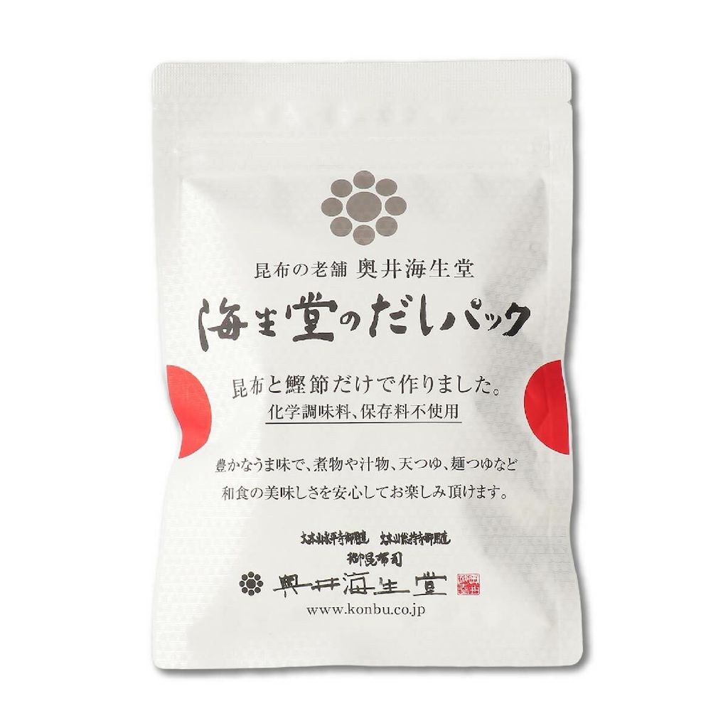 日本奧井海生堂 柴魚昆布高湯北海道名產昆布鍋涮涮鍋蒸蛋煮麵蛋花湯鰹魚海帶好組合 Takaya鷹屋 玩味生活館