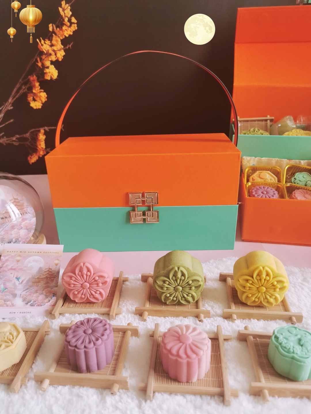 3a. Orange Turquoise Box