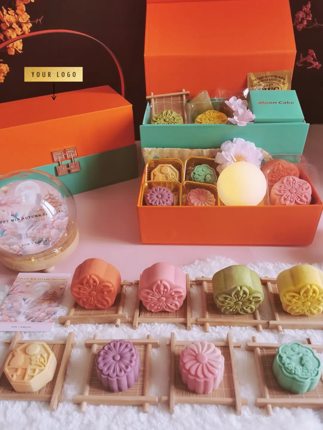 1. Orange Turquoise Box