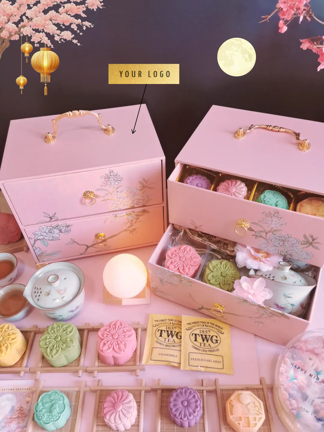 2b. Pink Drawer box _Set C with logo