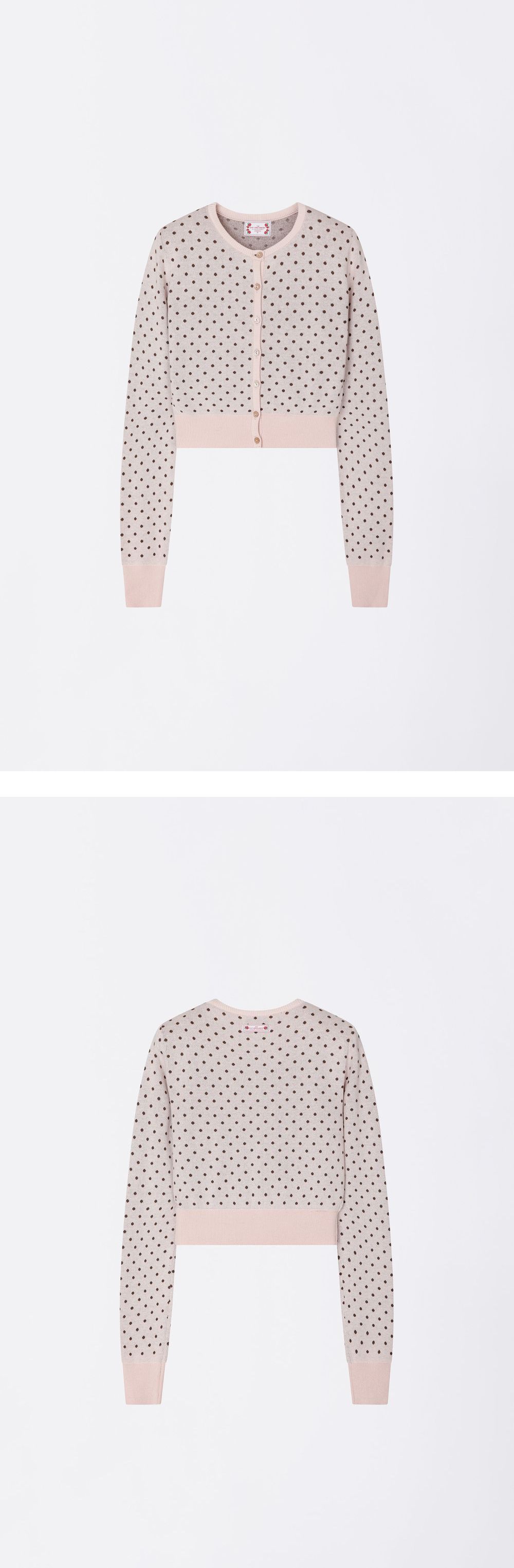 Polka_Dot_Cardigan_Baby_Pink_Brown_2