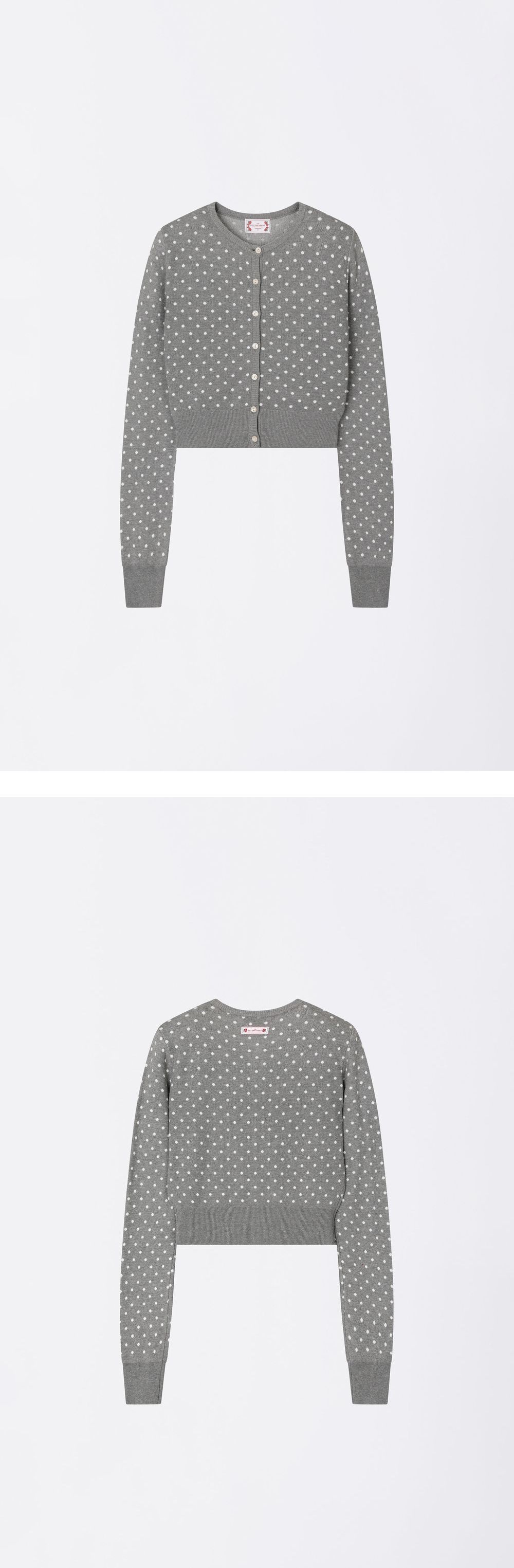 Polka_Dot_Cardigan_Baby_Melange_Gray_White_2