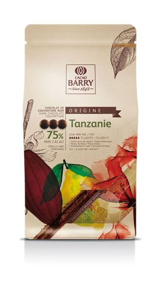 圖片 醇品坦尚尼亞苦甜調溫巧克力 75%(鈕扣狀)