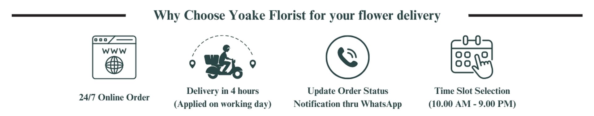 Yoake Florist | Best Online Florist in KL | Same Day Delivery | September Offer | 