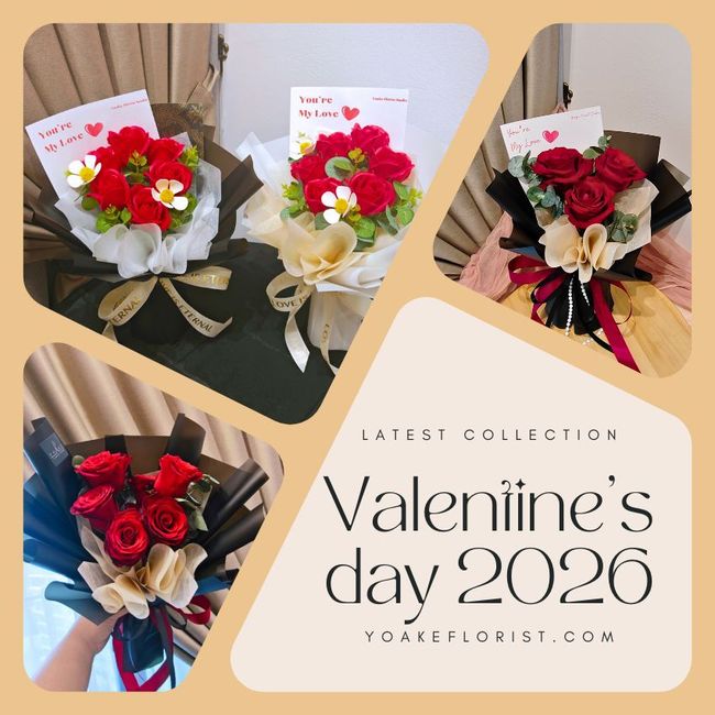Yoake Florist | Best Online Florist in KL | Same Day Delivery | Premium Floral Arrangement | Highlight Collections - Valentine's Day 2026