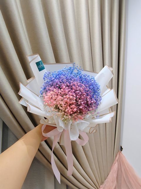 Special colour baby breath bouquet for the year - flower bouquet delivery KL – Yoake Florist