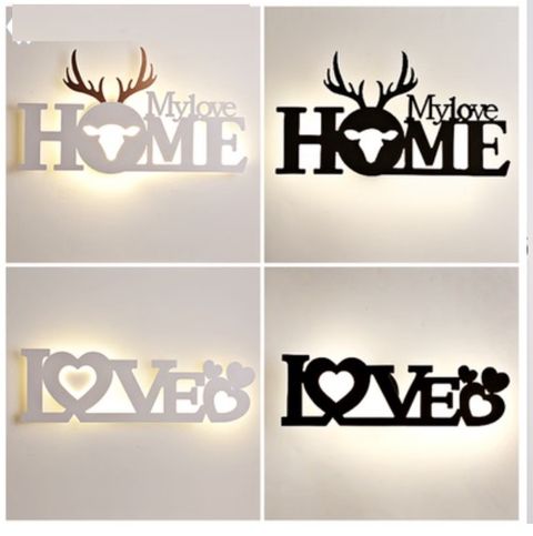 創意壁燈2 love