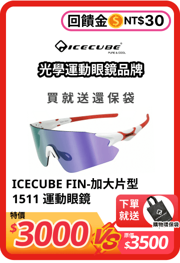 ICECUBE FIN-加大片型 1511運動眼鏡