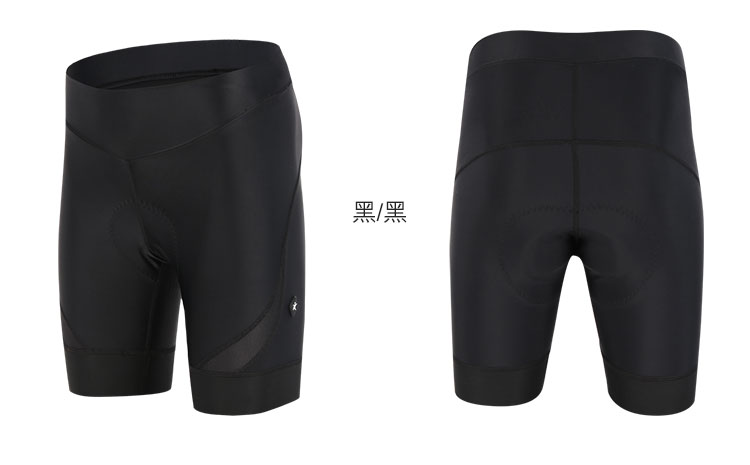 DSWB-006-L-女款自行車短裤--桃紅-黑_05