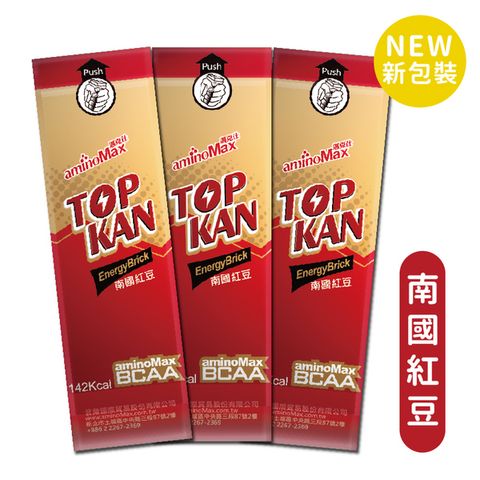 aminoMax 邁克仕 TOP KAN 能量磚-紅豆