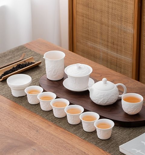 龍鳳浮雕茶具組｜龍年限定#078 – 龍鳳茶堂