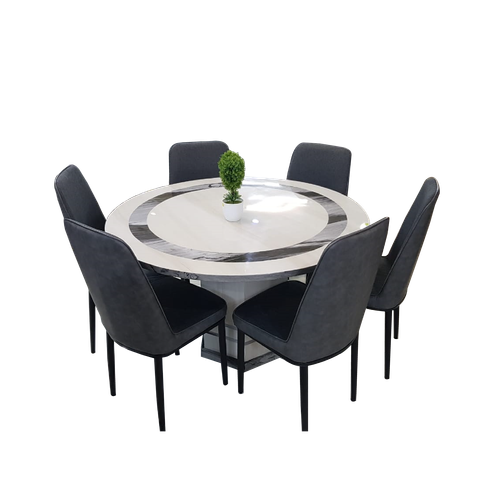 UNIT 8 & 9 - 4ft diameter full marble 1+6 dining set RM2850 now RM1699.png