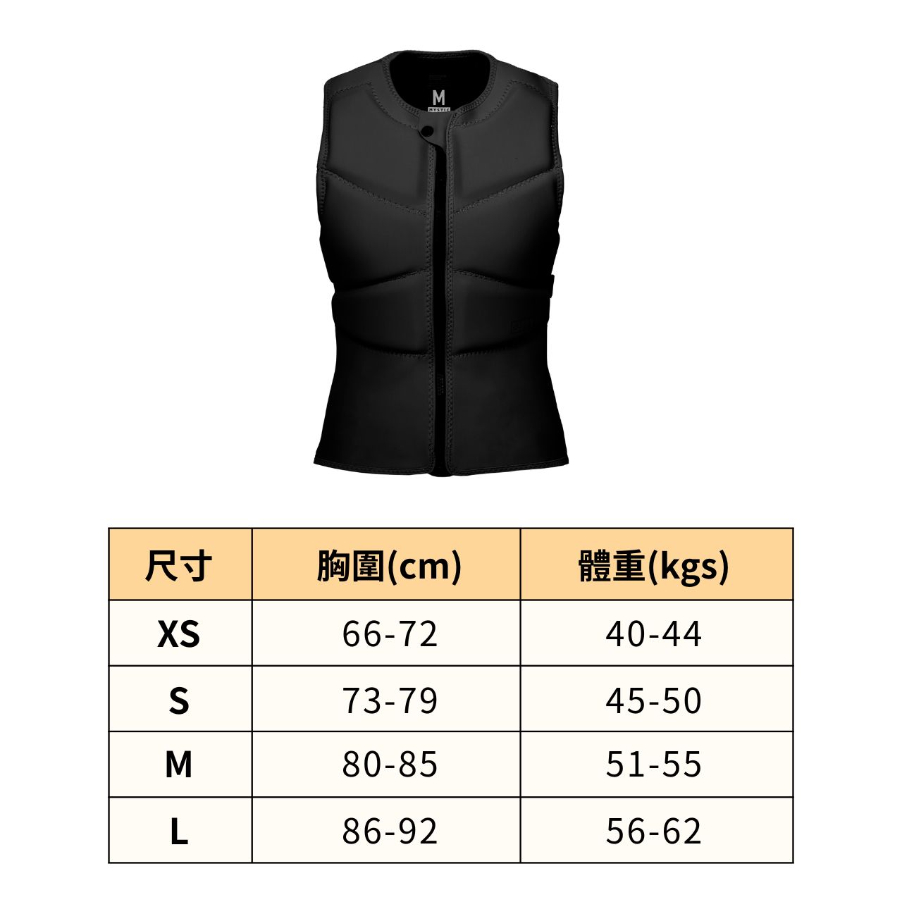 丈量表_MYSTIC 巧克力