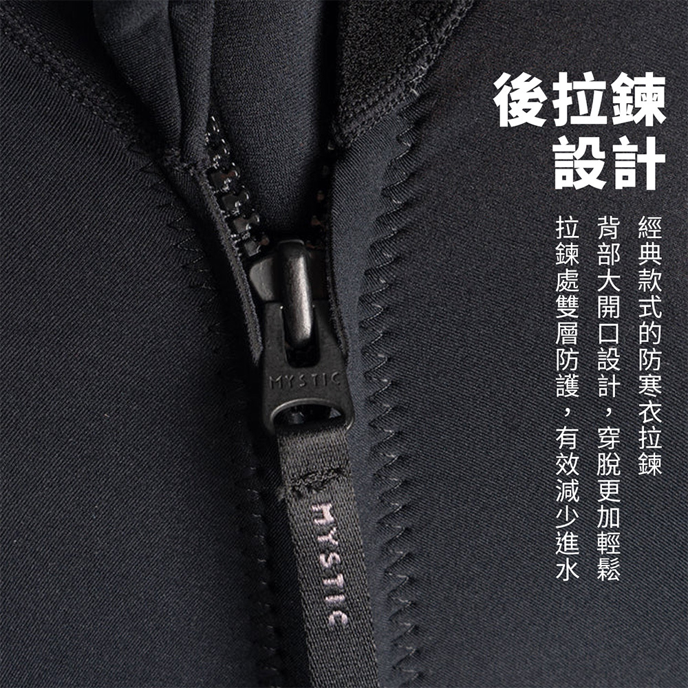 BACK-ZIP-後拉鍊設計