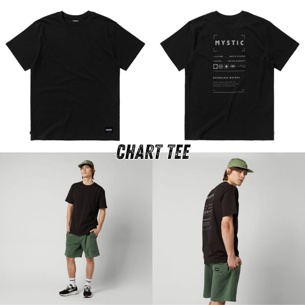 Chart Tee - BLACK