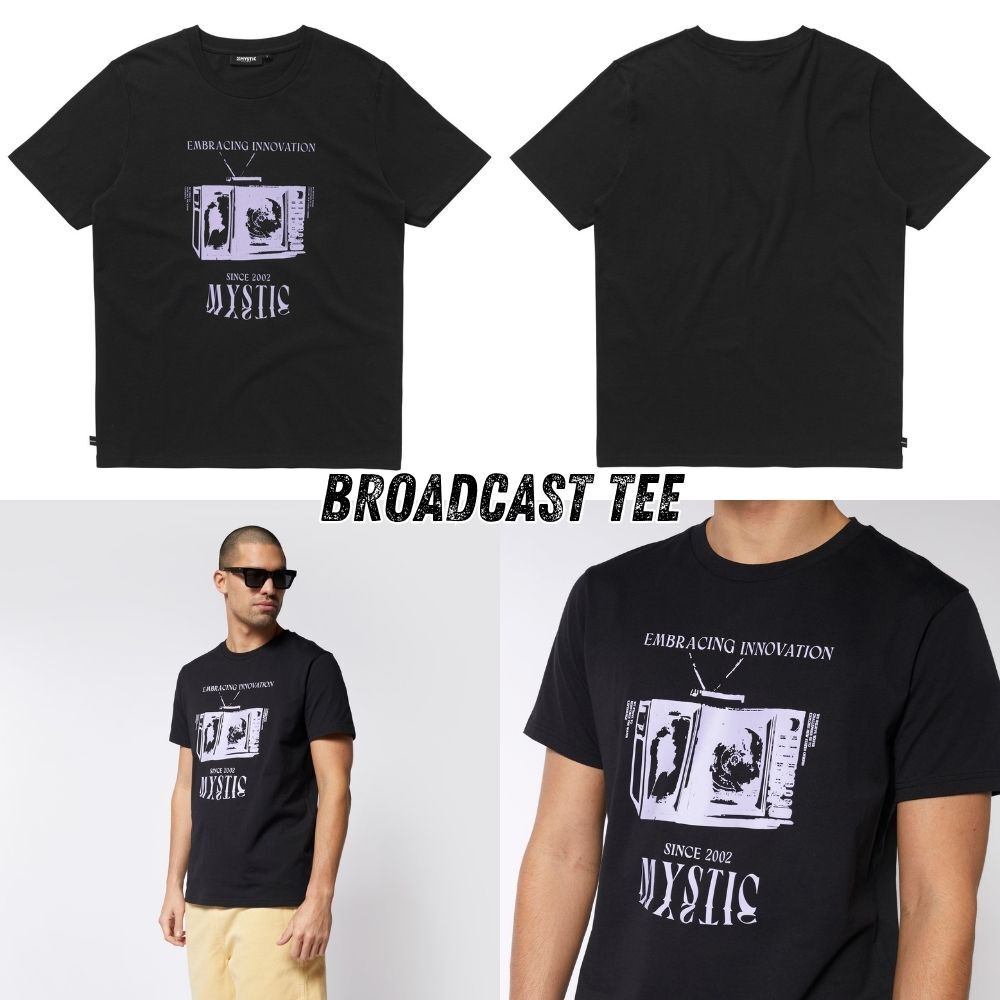 Broadcast Tee - BLACK