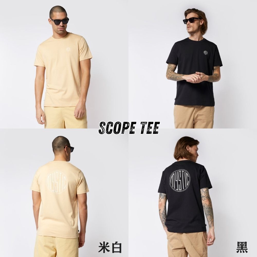 Scope Tee - Warm Sand & BLACK